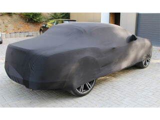 Vollgarage Mikrokontur® Schwarz mit Spiegeltaschen für Bentley Continental GTC Cabrio