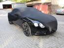 Black AD-Cover ® Mikrokuntur with mirror pockets for Bentley Continental GTC Cabrio