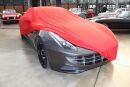 Red AD-Cover ® Stretch with mirror pockets for Ferrari FF