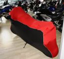 Perfect tailored motorcycle protective cover with mirror pockets for BMW F800R