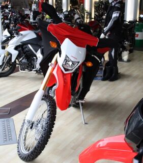 Passform Motorrad Schutzhülle mit Spiegeltaschen für Honda CRF 250L