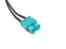 Antennen Adapter Kabel Doppel-FAKRA auf ISO für AUDI...