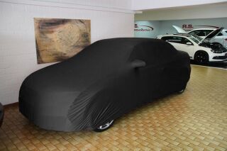 Vollgarage Mikrokontur® Schwarz mit Spiegeltaschen für Audi A3 Cabrio ab 2014