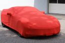 Vollgarage Mikrokontur® Rot mit Spiegeltaschen für Corvette C7
