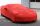 Red AD-Cover ® Mikrokontur with mirror pockets for Chevrolet Corvette C7