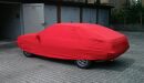 Red AD-Cover ® Mikrokontur with mirror pockets for Renault Fuego