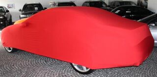 Vollgarage Mikrokontur® Rot mit Spiegeltaschen für Mercedes CL-Klasse C215