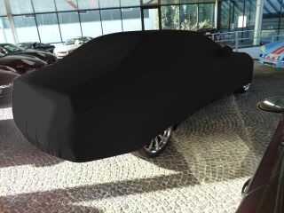 Black AD-Cover ® Mikrokuntur with mirror pockets for Maserati Quatroporte Q4