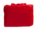 Satin red carry bag with Zipper - without printing