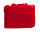 Satin red carry bag with Zipper - without printing