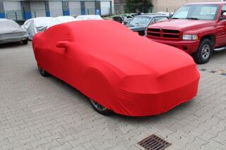 Vollgarage Mikrokontur® Rot mit Spiegeltaschen für Ford...