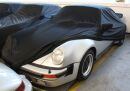 Car-Cover Satin Black with mirror pockets for Porsche 911 Turbo