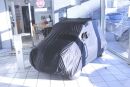 Car-Cover Satin Black with mirror pockets for Fiat 500