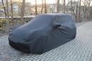 Car-Cover Satin Black mit Spiegeltaschen für BMW Mini