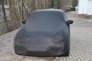 Car-Cover Satin Black with mirror pockets for BMW Mini