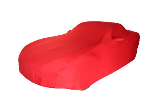 Rote Vollgarage mit Spiegeltaschen für Mazda MX-5 Typ ND...