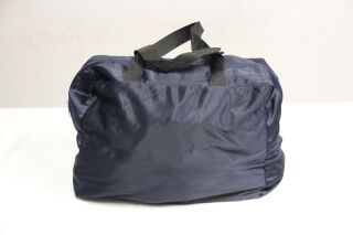 Satin Blue carry bag with Zipper - without printing