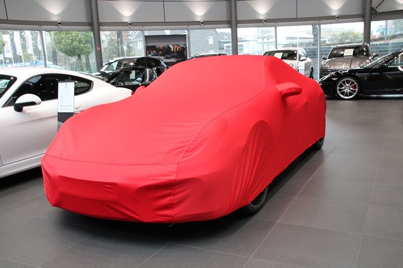 Car-Cover Satin Red für Porsche Cayman