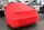 Car-Cover Satin Red mit Spiegeltaschen für Porsche 991 Turbo