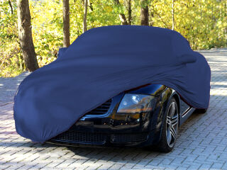 Blue AD-Cover ® Mikrokontur with mirror pockets for Audi TT 1