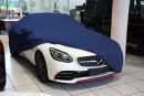 Blue AD-Cover ® Mikrokontur with mirror pockets for Mercedes SLK R172