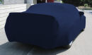 Blue AD-Cover ® Mikrokontur with mirror pockets for Ford Mustang ab 2005