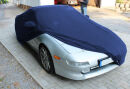 Blue AD-Cover ® Mikrokontur with mirror pockets for Toyota MR2 (W20) 1989-1999