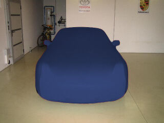 Vollgarage Mikrokontur® Blau mit Spiegeltaschen für Toyota MR2 (W30) 2000-2005
