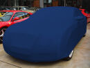 Blue AD-Cover ® Mikrokontur with mirror pockets for Bentley Continental GT & GTC