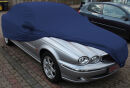 Blue AD-Cover ® Mikrokontur with mirror pockets for Jaguar X-Type