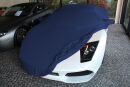 Blue AD-Cover ® Mikrokontur with mirror pockets for Lamborghini Murcielago