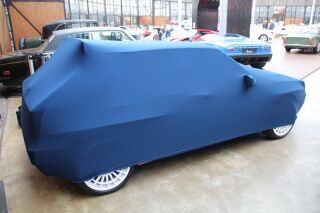 Vollgarage Mikrokontur® Blau mit Spiegeltaschen für Lancia Delta I Typ 831 (GT, HF,S4, EVO&hellip;)