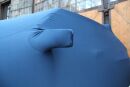 Blue AD-Cover ® Mikrokontur with mirror pockets for Lancia Delta I Typ 831 (GT, HF,S4, EVO…)