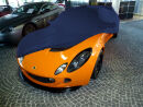 Blue AD-Cover ® Mikrokontur with mirror pockets for Lotus Exige