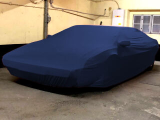 Blue AD-Cover ® Mikrokontur with mirror pockets for Lotus Esprit
