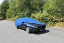 Blue AD-Cover ® Mikrokontur with mirror pockets for Maserati Quattroporte IV