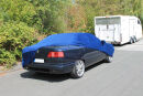 Vollgarage Mikrokontur® Blau mit Spiegeltaschen für Maserati Quattroporte IV
