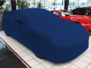 Blue AD-Cover ® Mikrokontur with mirror pockets for Nissan GTR
