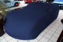 Blue AD-Cover ® Mikrokontur with mirror pockets for Opel Speedster
