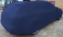 Blue AD-Cover ® Mikrokontur with mirror pockets for Audi A4 Avant