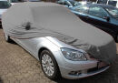 Grey AD-Cover ® Mikrokuntur with mirror pockets for Mercedes C-Klasse W204 ab 2007
