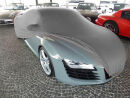 Grey AD-Cover ® Mikrokuntur with mirror pockets for Audi R8