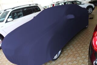Blaues AD-Cover® Mikrokontur mit Spiegeltaschen für BMW...