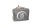 Graues AD-Cover® Mikrokontur mit Spiegeltaschen für  Austin Ambassador LM 19