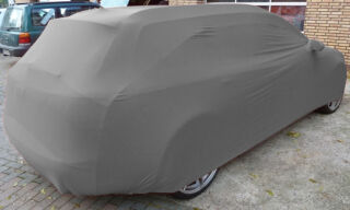 Vollgarage Mikrokontur® Grau mit Spiegeltaschen für Audi A4 Avant B6