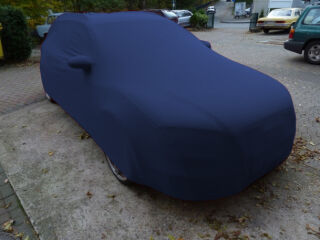 Vollgarage Mikrokontur® Blau mit Spiegeltaschen für Audi A4 Avant Allroad