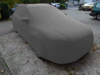 Grey AD-Cover ® Mikrokuntur with mirror pockets for Audi A4 /S4 B8