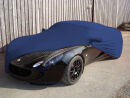 Blue AD-Cover ® Mikrokontur with mirror pockets for Lotus Elise S2