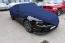 Vollgarage Mikrokontur® Blau mit Spiegeltaschen für Ford Mustang Shelby Eleanor