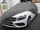 Grey AD-Cover ® Mikrokuntur with mirror pockets for Mercedes A-Klasse W 176
